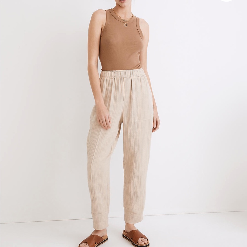 Madewell Lightspun Tapered Pants